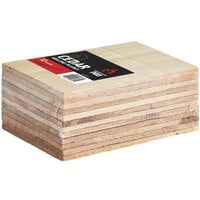Backyard Pro 5 1/2" x 8" Cedar Wood Grilling Planks - 12/Pack