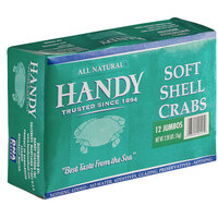 Handy 5 1/4 inch Jumbo Soft Shell Imported Crabs - 48/Case