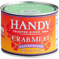 Handy 1 lb. Lump Crab Meat - 6/Case