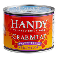 Handy 1 lb. Colossal Lump 30/40 Crab Meat - 6/Case