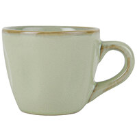 Tuxton GAS-085 TuxTrendz Artisan Sagebrush 3.5 oz. China Espresso Cup - 24/Case