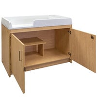 Tot Mate TM8530A.S2222 Maple Laminate Infant Changing Table - 47 inch x 23 1/2 inch x 37 1/2 inch