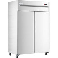 Avantco Z2-R-HC 54" Solid Door Stainless Steel Reach-In Refrigerator