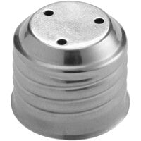 American Metalcraft SPLBCAP Stainless Steel Cap for Glass Lightbulb Salt and Pepper Shakers - 12/Pack