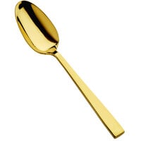 Bon Chef S3700G Roman 6 1/4" 18/10 Stainless Steel Extra Heavy Weight Gold Teaspoon - 12/Case