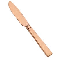 Bon Chef S3713RG Roman 6 7/8" 13/0 Stainless Steel Extra Heavy Weight Rose Gold Butter Knife - 12/Case