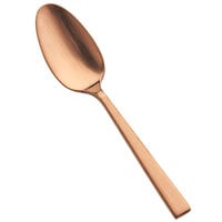 Bon Chef S3716RGM Roman 4 1/2" 18/10 Stainless Steel Extra Heavy Weight Matte Rose Gold Demitasse Spoon - 12/Case