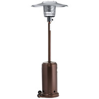 Crown Verity CV-2620-AB Bronze Portable Propane Outdoor Patio Heater - 45,000 BTU