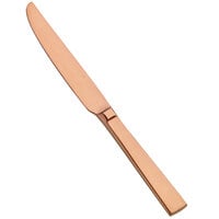 Bon Chef S3718RG Roman 8 1/2" 18/10 Stainless Steel Extra Heavy Weight Rose Gold Fruit / Dessert Knife - 12/Case