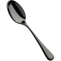 Bon Chef S4000B Como 6 3/8 inch 18/10 Stainless Steel Extra Heavy Weight Black Teaspoon - 12/Case