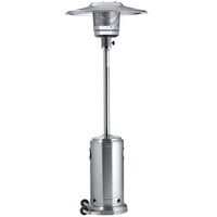 Crown Verity CV-2620-SS Stainless Steel Portable Propane Outdoor Patio Heater - 45,000 BTU