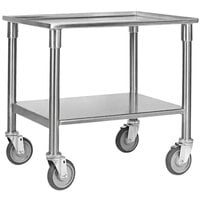 Proluxe UT1300 Utility Cart for Dough Presses - 27 1/8 inch x 21 5/8 inch x 26 1/2 inch