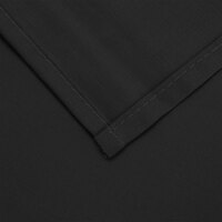 Intedge 54 inch x 54 inch Square Black Hemmed 65/35 Poly/Cotton BlendCloth Table Cover