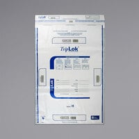 Controltek USA 585062 TripLok White 19" x 28" Tamper-Evident Cash Deposit Bag - 100/Case