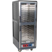 Metro C539-CDC-4-GY C5 3 Series Heated Holding and Proofing Cabinet with Clear Dutch Doors - Gray