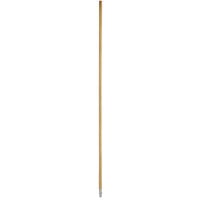 Rubbermaid FG636400LAC 60" Wooden Broom Handle with Metal Threads and Lacquered Finish