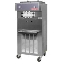 SaniServ 527 AIR Twist 22 Qt. Air Cooled Soft Serve Ice Cream Machine with 2 Hoppers - 208/230V