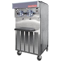 SaniServ 424 WATER 40 Qt. Water Cooled Soft Serve Ice Cream Machine with 2 Hoppers - 208/230V