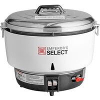 Emperor's Select EGRC Liquid Propane 110 Cup (55 Cup Raw) Gas Rice Cooker and Warmer - 22,000 BTU