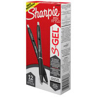 Sharpie 2096193 S-Gel Black Ink with Black Barrel 0.7mm