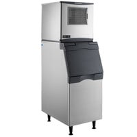 Scotsman NS0622A-1 Prodigy Plus Series 22 inch Air Cooled Nugget Ice Machine with Bin - 643 lb.