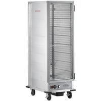 Main Street Equipment CH-1836U Full Size Non-Insulated Heated Holding Cabinet with Clear Door - 120V
