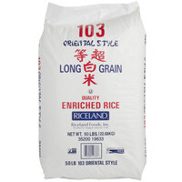 Riceland Oriental Style Long Grain White Rice - 50 lb.