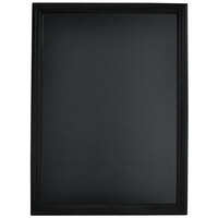 American Metalcraft WBUBL60 22 1/4 inch x 30 inch Black Rectangular Chalkboard