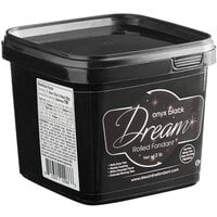 Satin Ice Dream 2 lb. Onyx Black Chocolate-Flavored Rolled Fondant