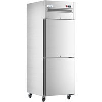 Avantco Z1-R2-A 29" Right-Hinged Solid Half Door Stainless Steel Reach-In Refrigerator
