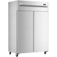 Avantco Z2-R-WMS 54" KitchenDash WiFi-Enabled Solid Door Stainless Steel Reach-In Refrigerator