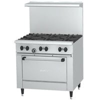 Garland SunFire Series X36-2G24R Natural Gas 2 Burner Gas Range with 24 inch Griddle and Standard Oven