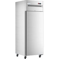 Avantco Z1-R-WMS 29" KitchenDash WiFi-Enabled Solid Door Stainless Steel Reach-In Refrigerator