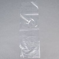 LK Packaging 15F-0618 Plastic Food Bag 6 inch x 18 inch Flat - 1000/Case