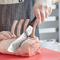 Mercer Culinary M13716 BPX 8 inch Granton Edge American Butcher Knife with Nylon Handle