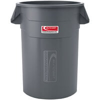 Suncast TCU55GY 55 Gallon Gray Round Trash Can