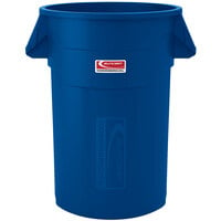 Suncast TCU44BL 44 Gallon Blue Round Trash Can