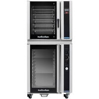 Moffat E35T6/P85M12 Turbofan Full Size Electric Touch Screen Convection Oven with Steam Injection and 12 Tray Holding Cabinet / Proofer - 220V-240V, 1 Phase