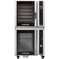 Moffat G32D5/P8M Turbofan Full Size Natural Gas Digital Convection Oven with Steam Injection and 8 Tray Holding Cabinet / Proofer - 33,000 BTU; 110-120V