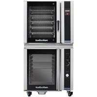 Moffat E35T6/P85M8 Turbofan Full Size Electric Touch Screen Convection Oven with Steam Injection and 8 Tray Holding Cabinet / Proofer - 208V, 3 Phase