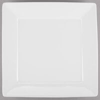Tuxton BWH-1016 10 1/8" White Square China Plate - 12/Case