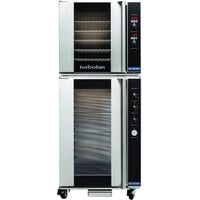 Moffat E32D5/P12M Turbofan Full Size Electric Digital Convection Oven with Steam Injection and 12 Tray Holding Cabinet / Proofer - 208V