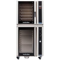 Moffat E35T6/P85M12 Turbofan Full Size Electric Touch Screen Convection Oven with Steam Injection and 12 Tray Holding Cabinet / Proofer - 208V, 1 Phase