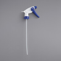 Noble Chemical 9" Adjustable Blue Plastic Spray Bottle Trigger