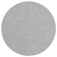 Art Marble Furniture Q415 48 inch Round Nebula Gray Quartz Tabletop