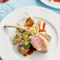 Strauss 26-28 oz. Australian Grass-Fed Frenched Lamb Rack - 12/Case