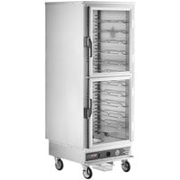 ServIt CC1UFICD Full Size Insulated Holding and Proofing Cabinet with Clear Dutch Doors - 120V, 2000W