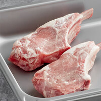 Strauss 14 oz. Frenched Veal Rack Chop - 12/Case