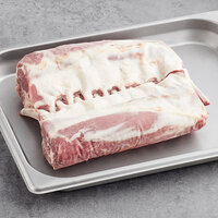 Strauss 20-22 oz. New Zealand Grass-Fed Frenched Lamb Rack - 16/Case
