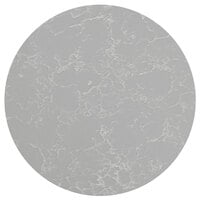 Art Marble Furniture Q415 36 inch Round Nebula Gray Quartz Tabletop